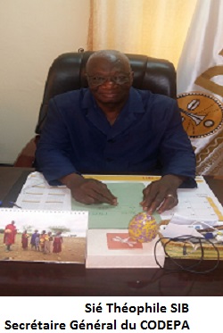 Sié Théophile SIB
Secrétaire Général du CODEPA